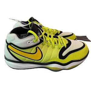 NEW Nike Air Zoom G.T. Hustle 2 Mens Sneaker Yellow Athletic Basketball Size 9.5